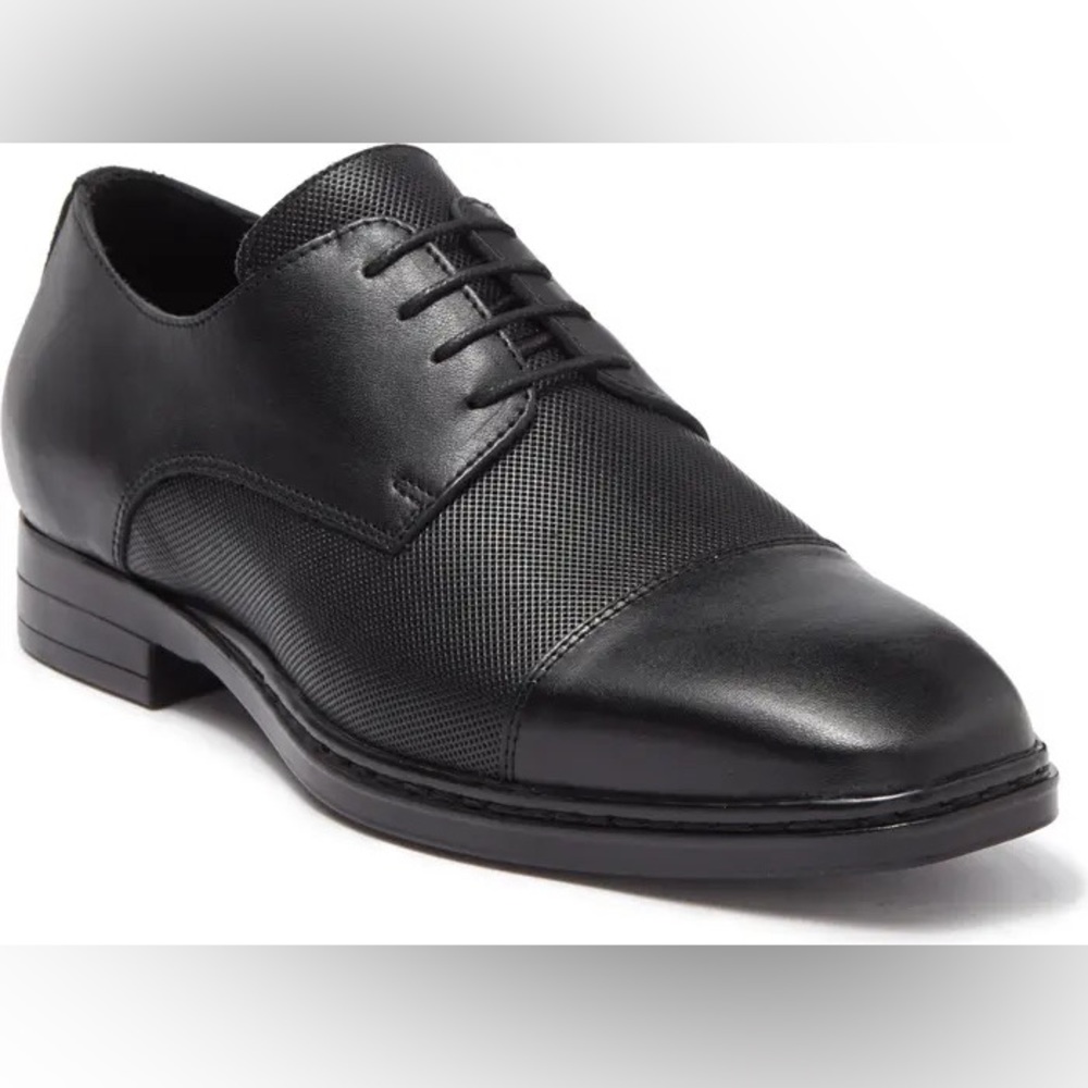 KARL LAGERFELD PARIS - Leather Cap Toe Derby